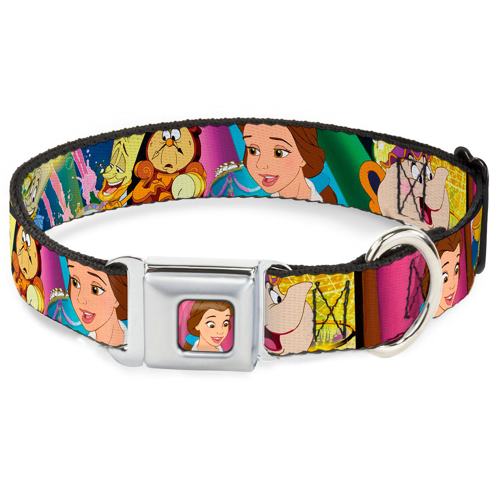 Dog Collar DYEL-Surprised Belle Full Color Pink Beauty the