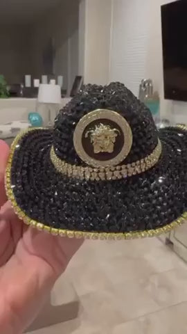 Crystal Cowboy Hat Midnight Maverick - HT Animal Supply display picture 2
