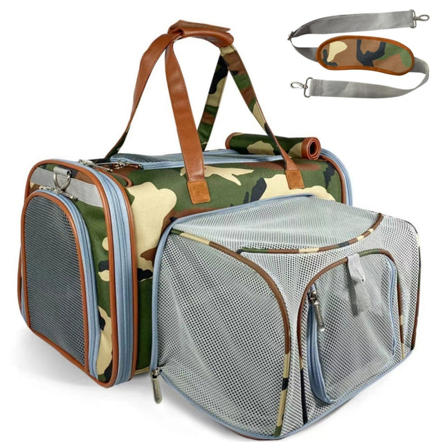 Pet parent home and travel checklist with pet carrier