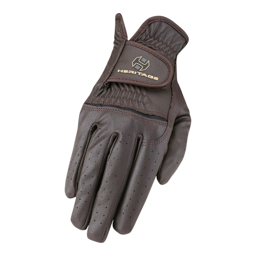 Premium equestrian riding gloves with durable grip, breathable comfort, and flexible fit for everyday riding, training, and competition.