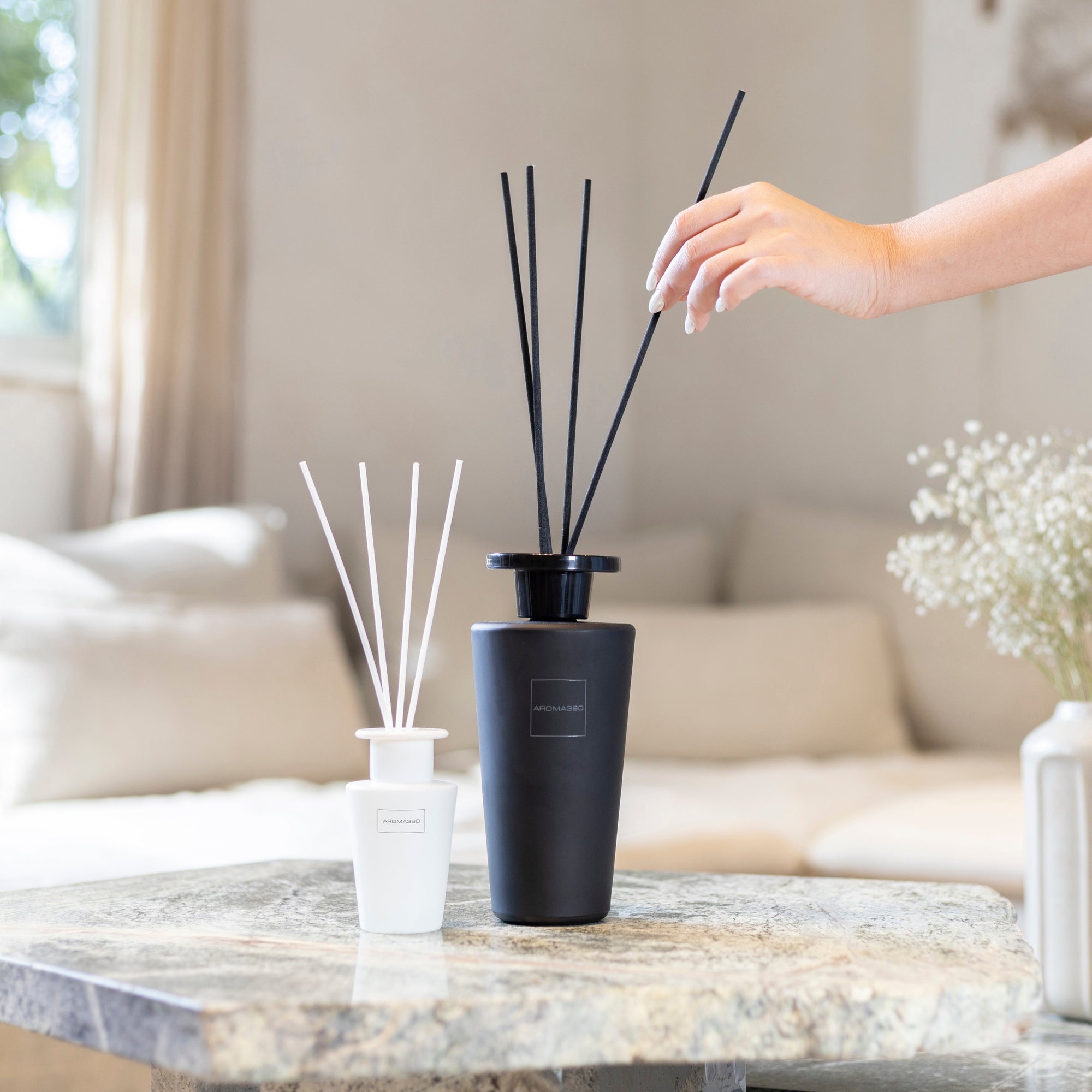 HomeScents & Harmony collection featuring pet-safe candles, air fresheners, and odor control products for pet-friendly homes