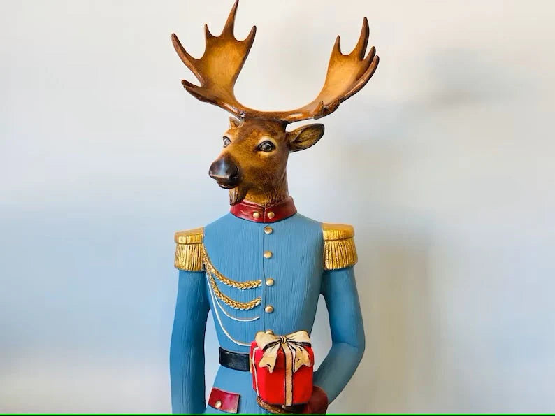Festive Christmas decor including pet-friendly statues and modern holiday accents from HT Animal Supply