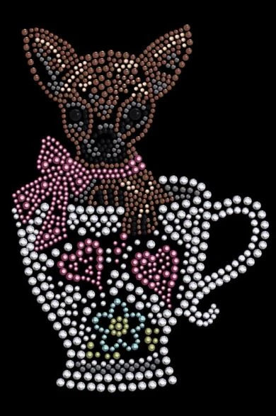Women's bling T-shirt with sparkling pet-themed design from HT Animal Supply
