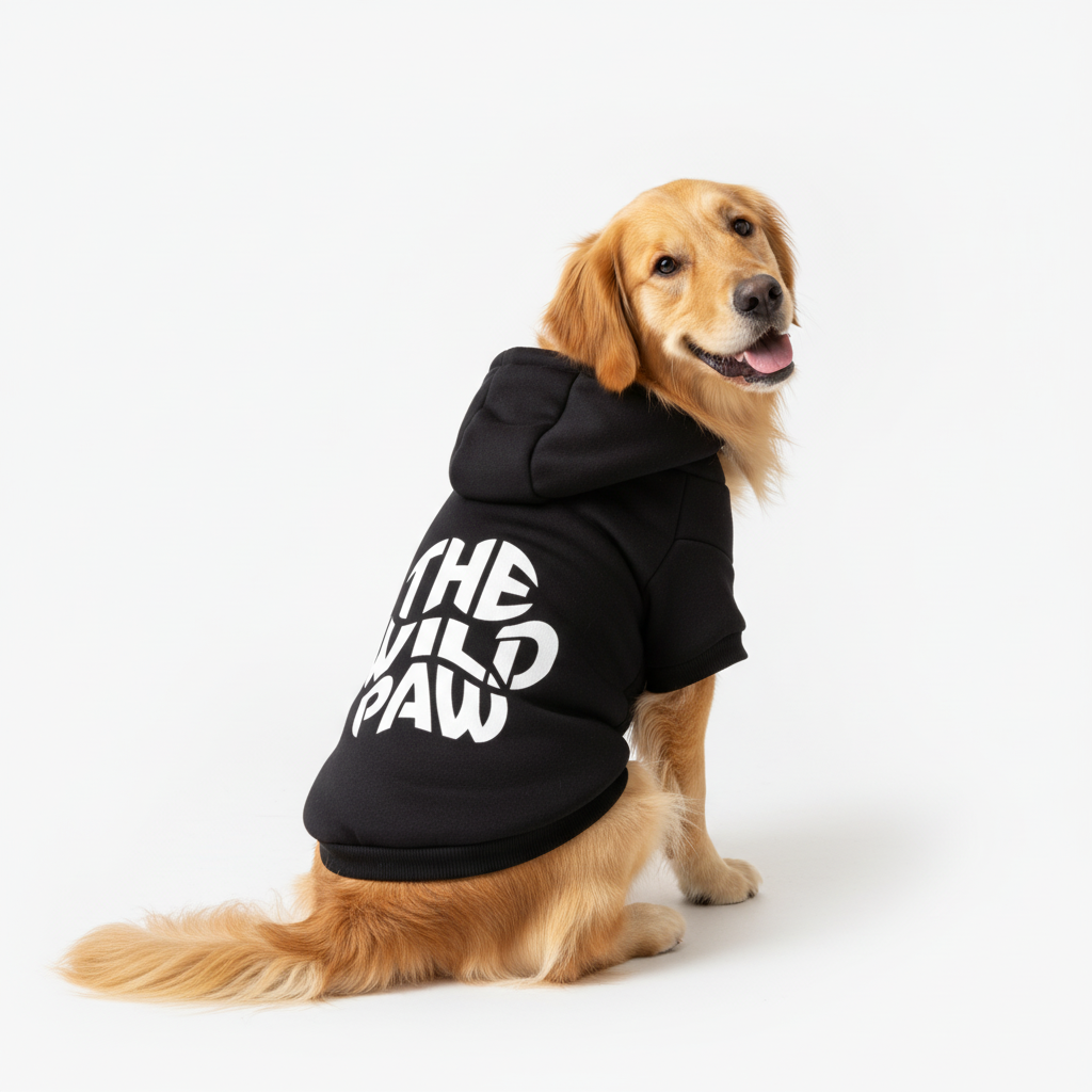 The Wild Paw collection featuring stylish pet apparel, dog clothing, harnesses, collars, and accessories