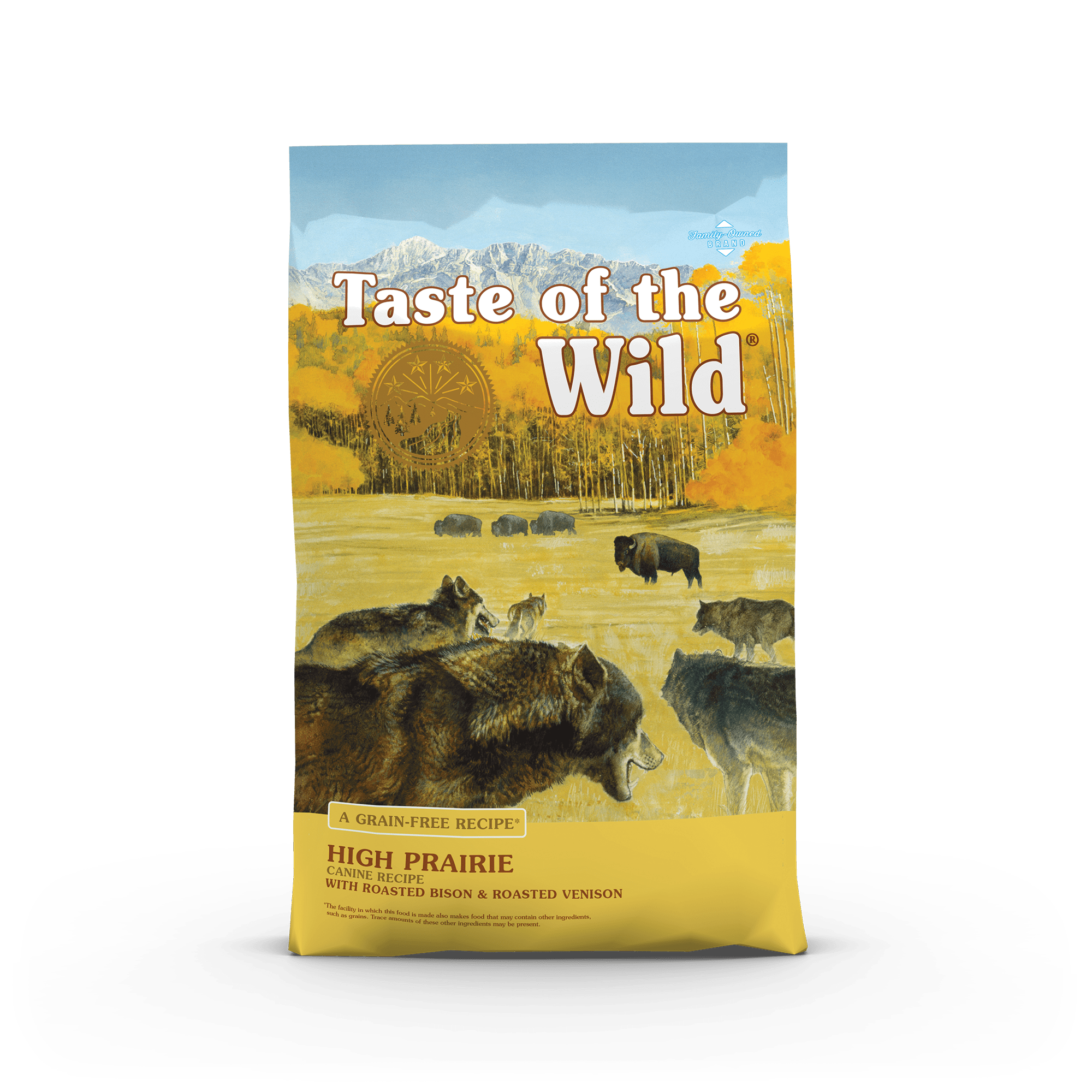 Taste of the Wild pet food collection featuring grain-free dog and cat food made with real roasted meats and natural ingredients
