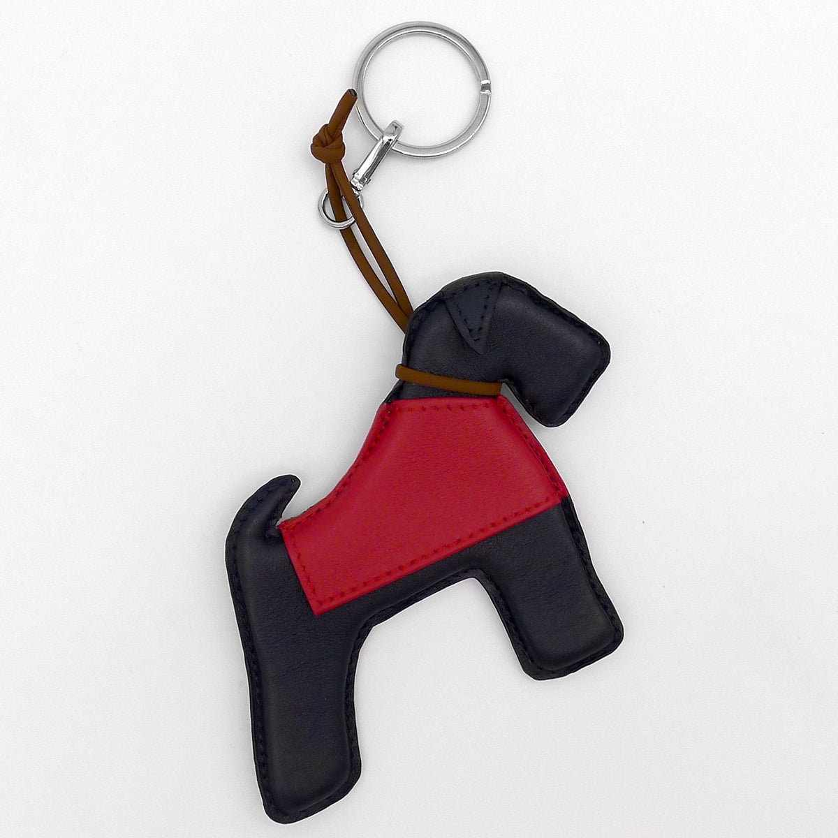 Leather-Charms - Yellow/Light Blue