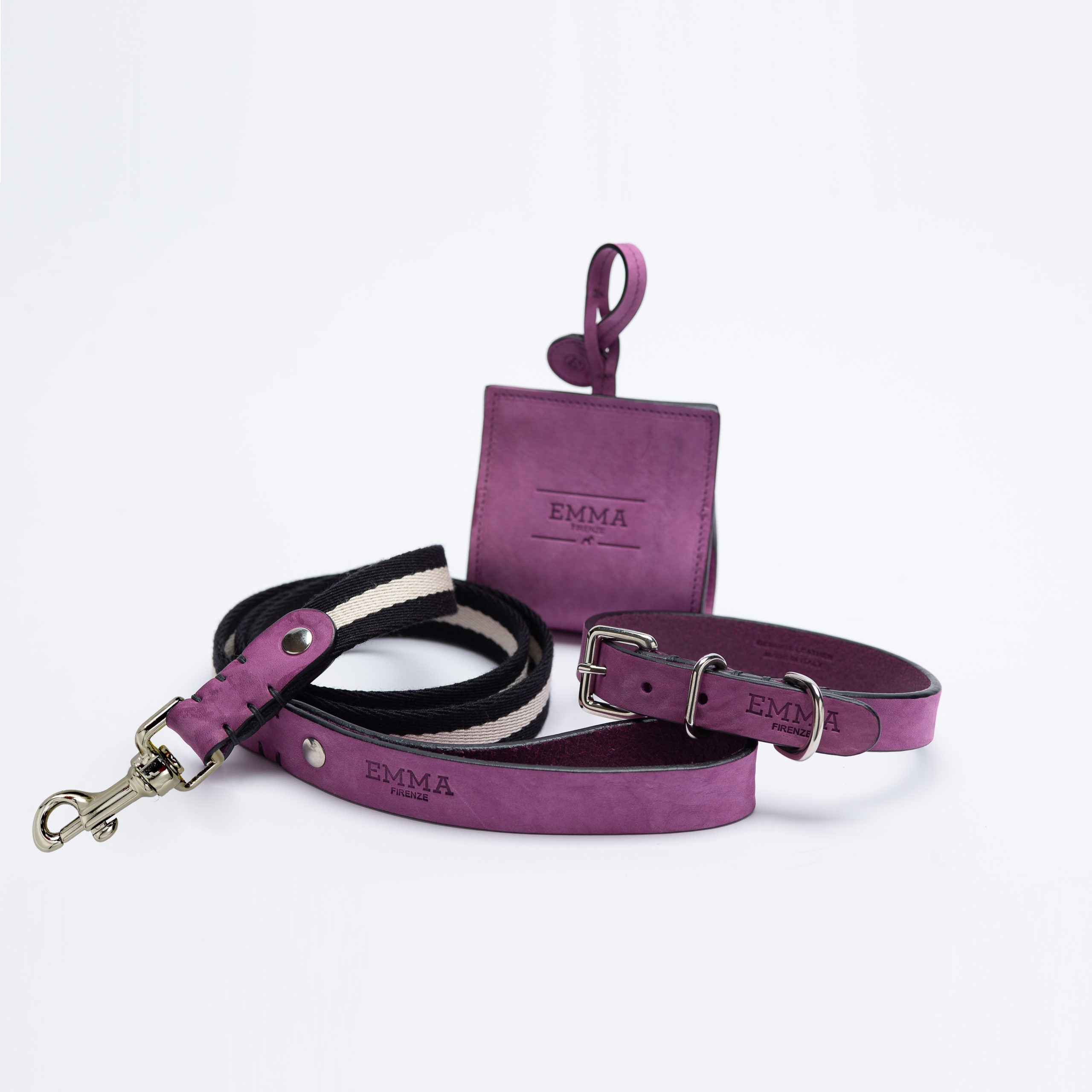 Nubuck Fuchsia-Collar