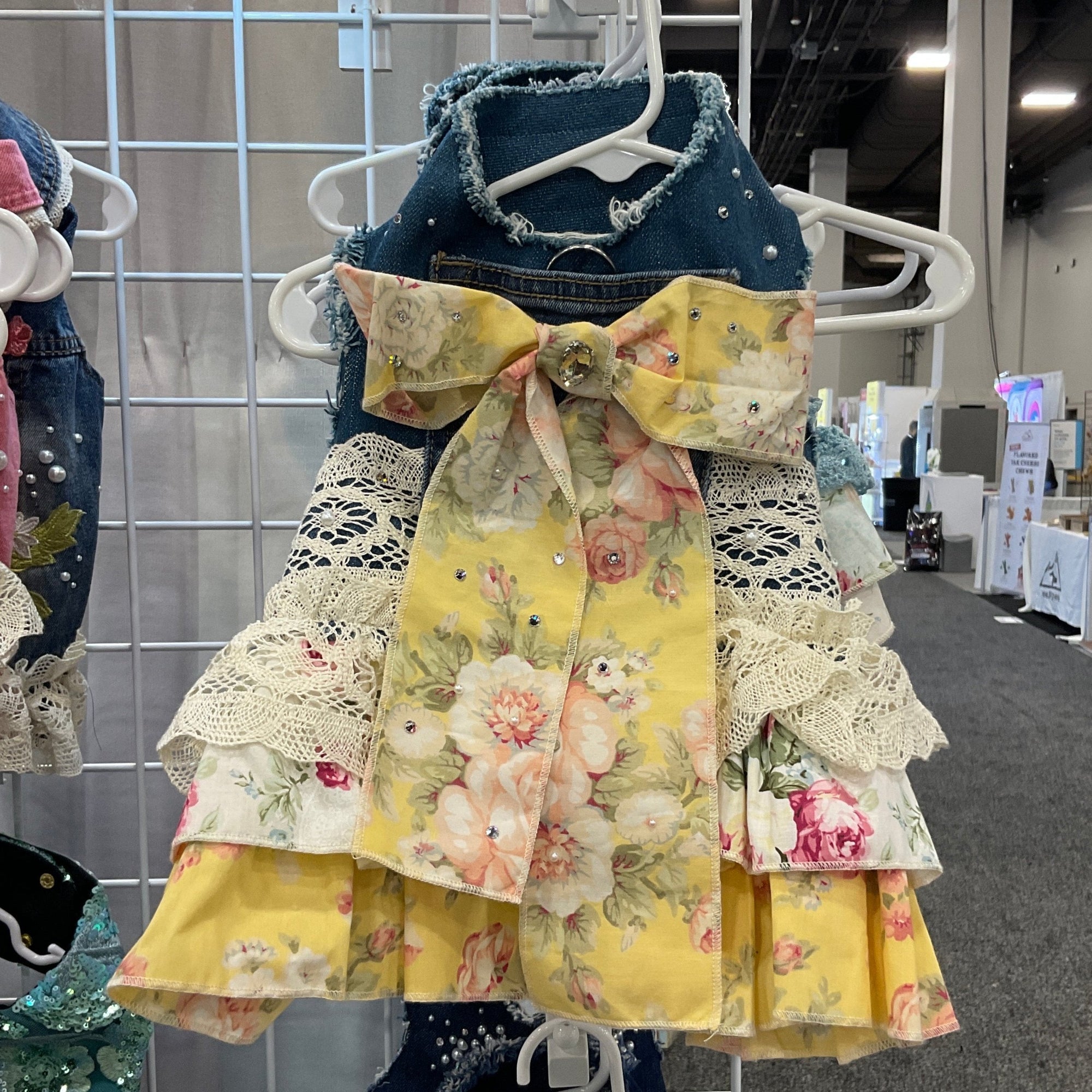 Heads or Tails Pup LovePackPuppy Denim Dog Dress