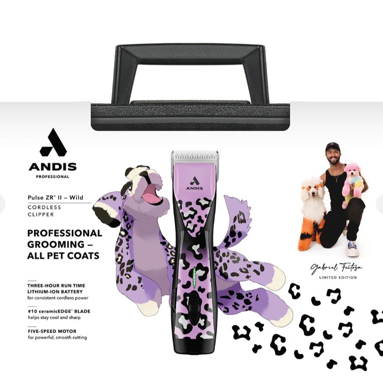 Pulse ZR II Wild Limited Edition Clipper with Free Second Battery by Andis