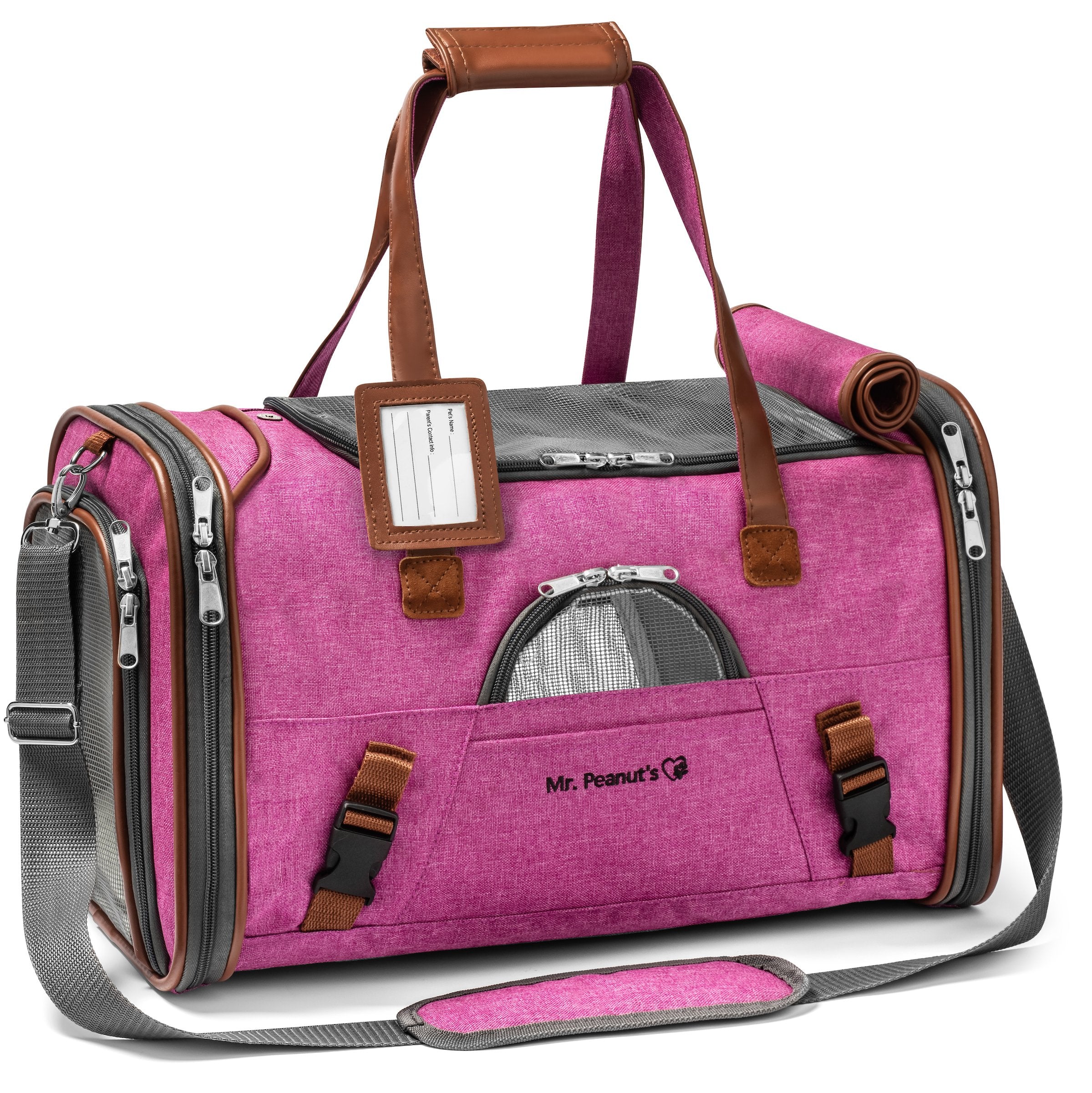 Mr. Peanuts Gold Series Standard Size Airline Compliant Pet Carrier
