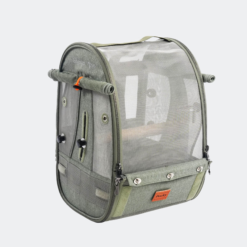 ibiyaya x BirdTricks Medium Size TrackPack, Backpack Bird Travel Carrier