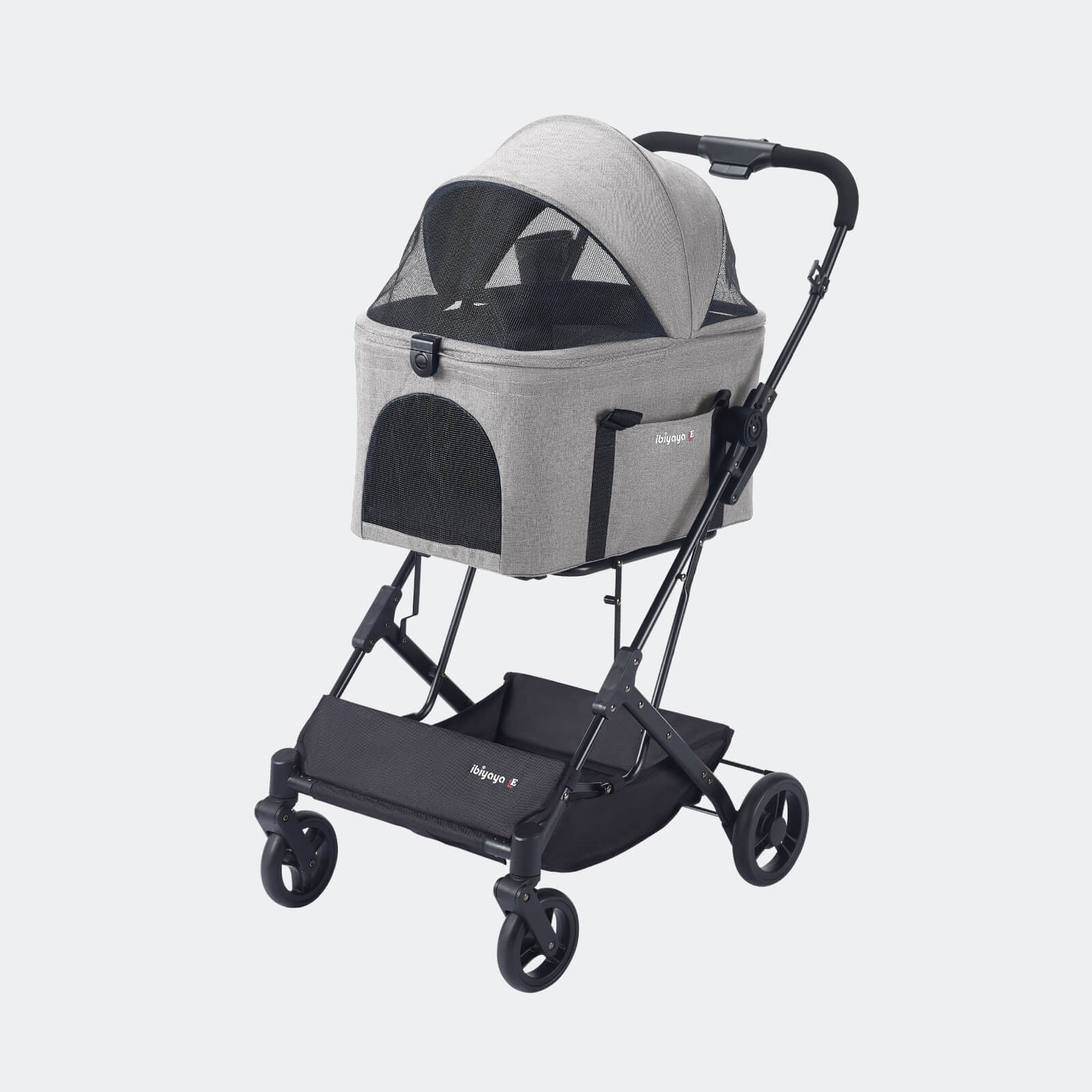 ibiyaya ibiyaya Essential Travois Tri-fold Pet Travel System XL, Pet Stroller with Detachable Carrier