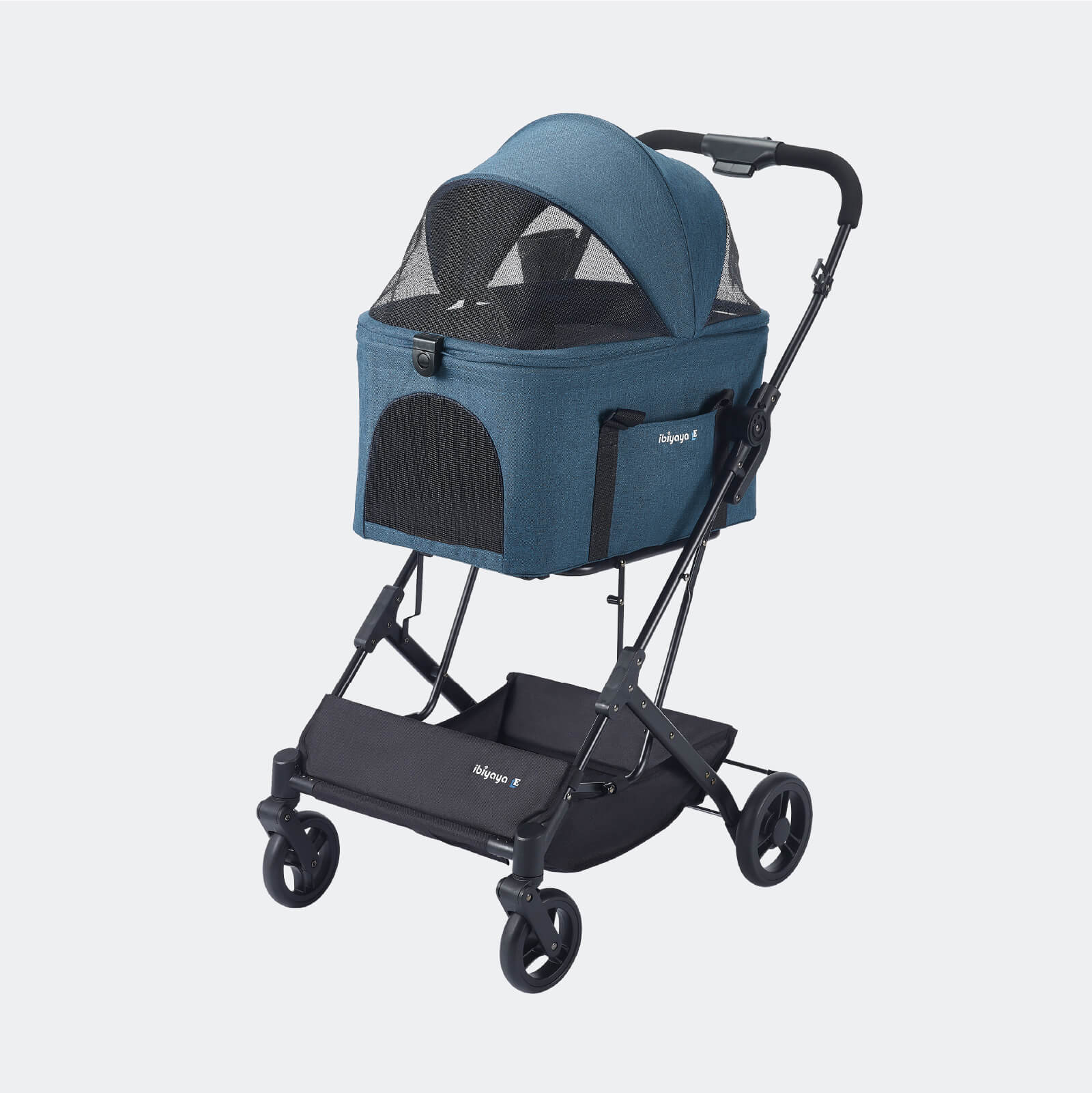 ibiyaya ibiyaya Essential Travois Tri-fold Pet Travel System XL, Pet Stroller with Detachable Carrier