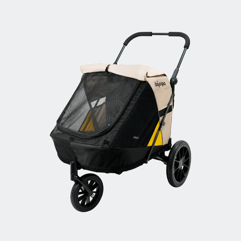 Minika 3-in-1 Pet Stroller System Foldable Dog Bicycle Trailer & Soft Crate Kennel 