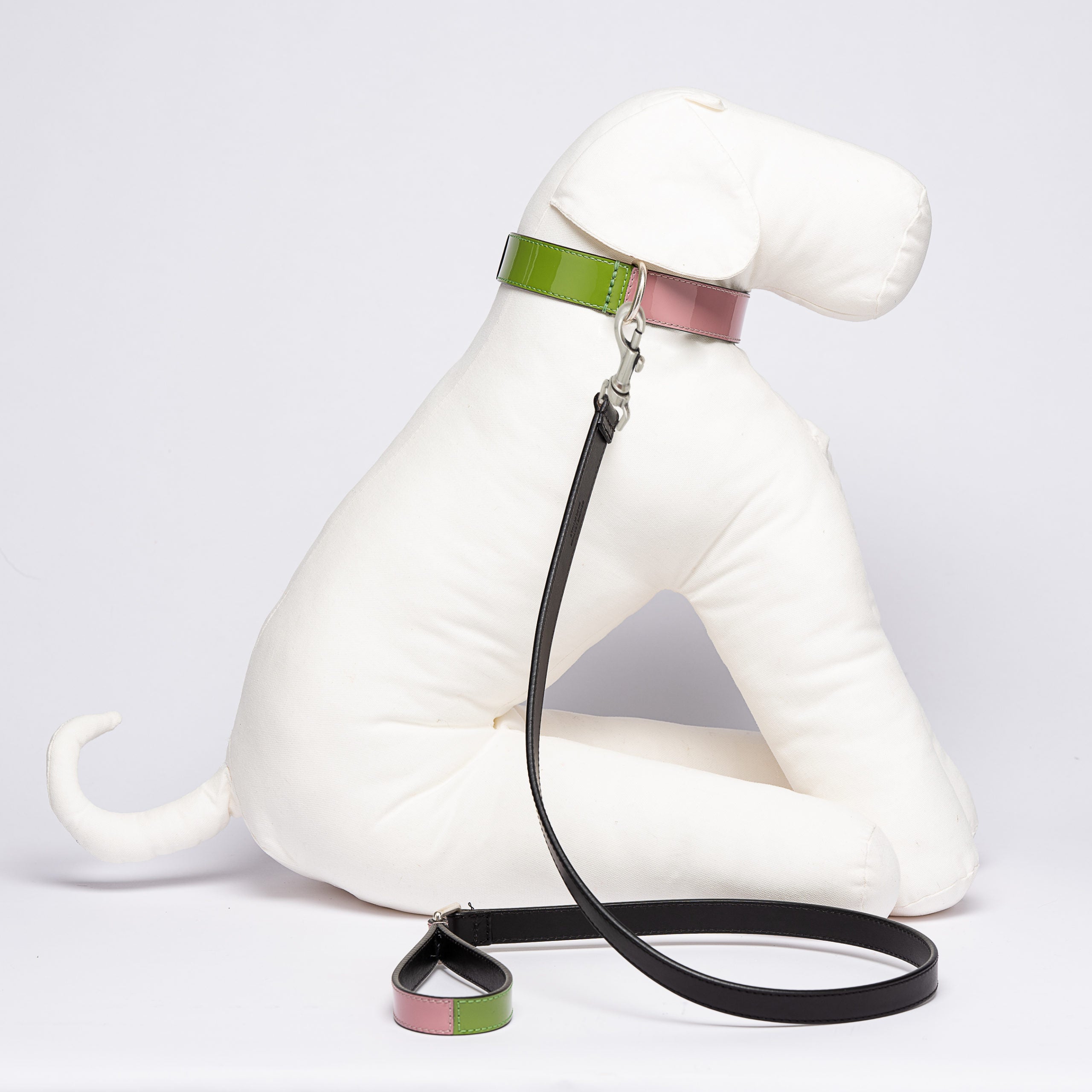Patent Leather Psichedelic-Collar