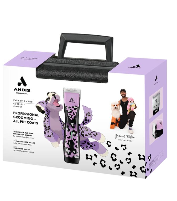 Pulse ZR II Wild Limited Edition Clipper with Free Second Battery by Andis