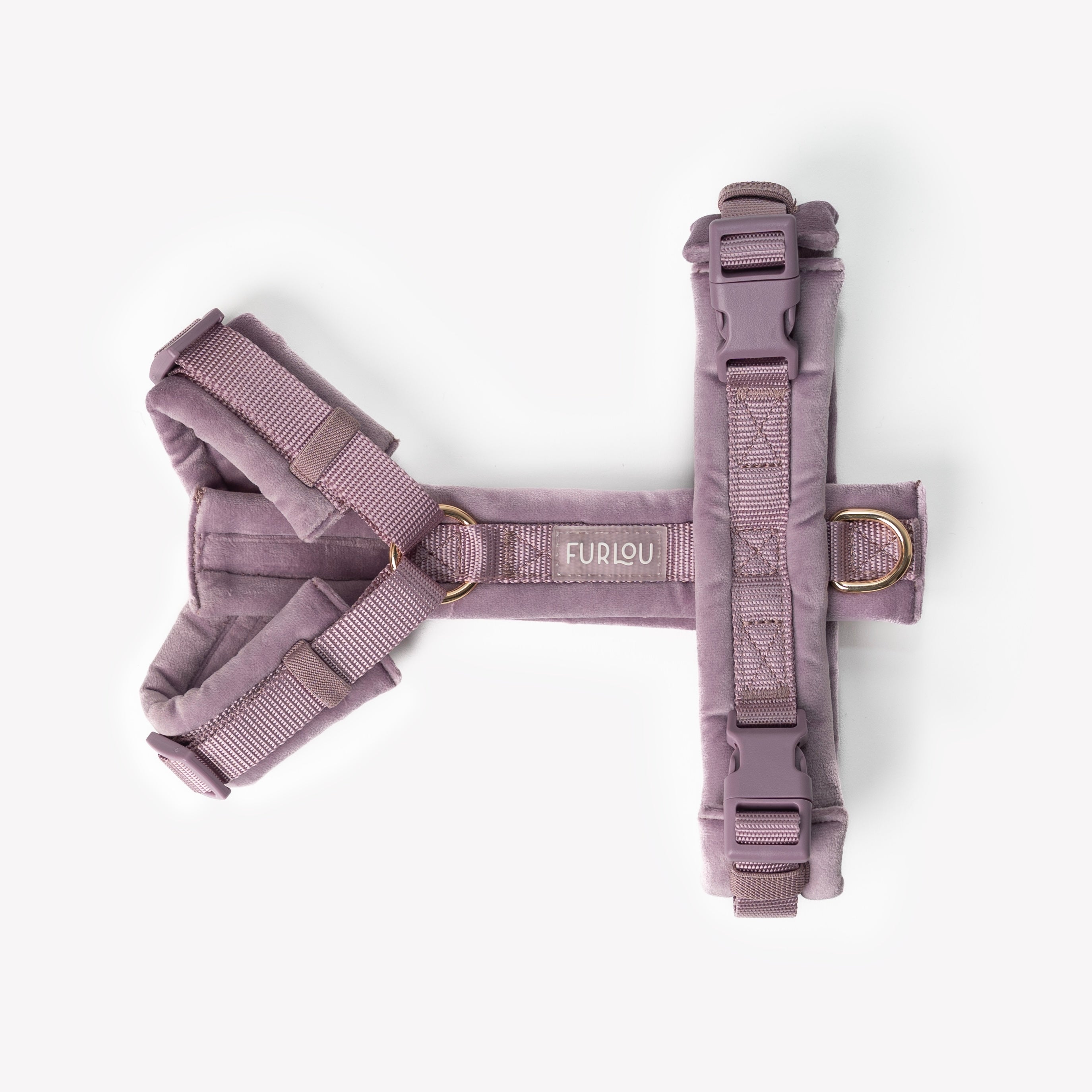 Lilac - Velvet Dog Harness - HT Animal Supply