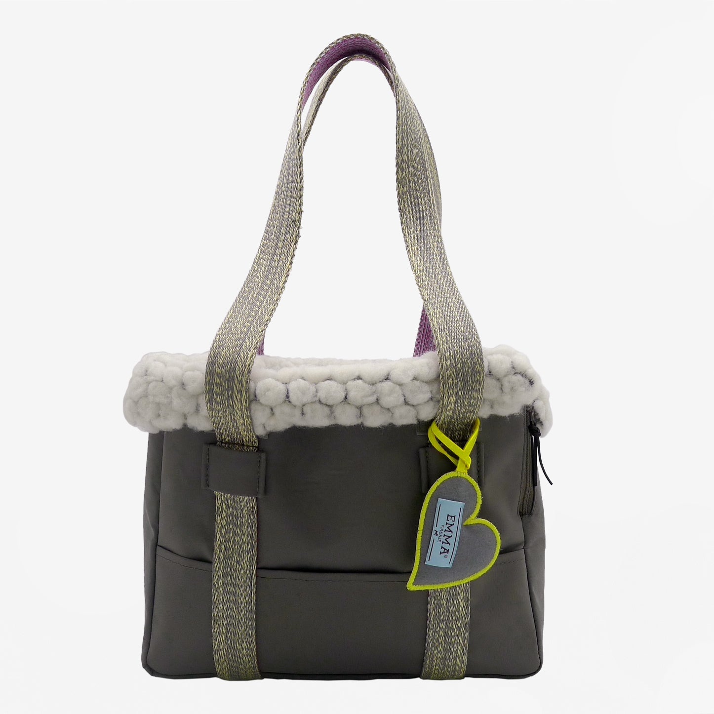 Lemon Cuore-Bag - Wool Interior