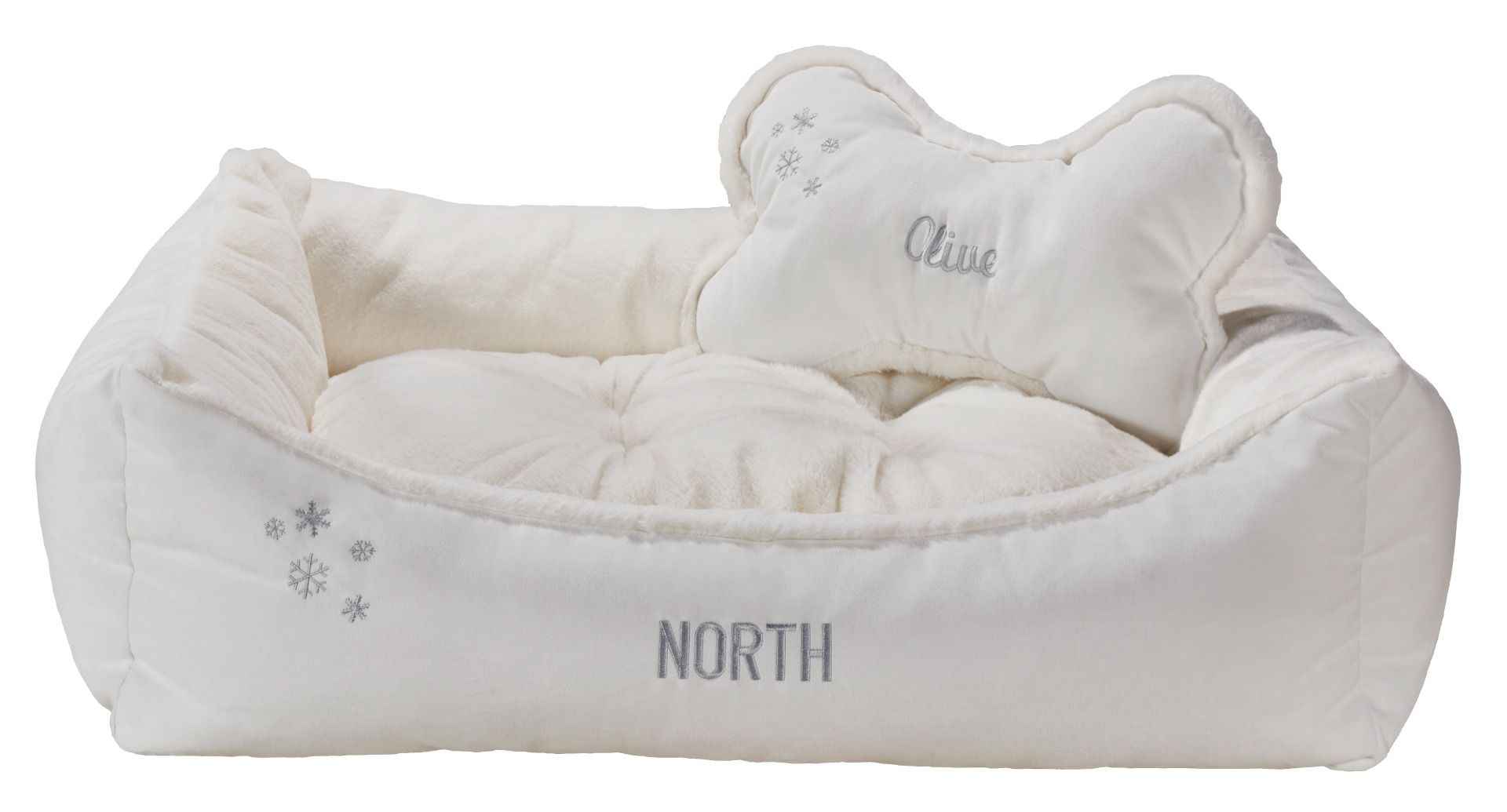 Bowsers Scoop Bed Holiday Snowflake