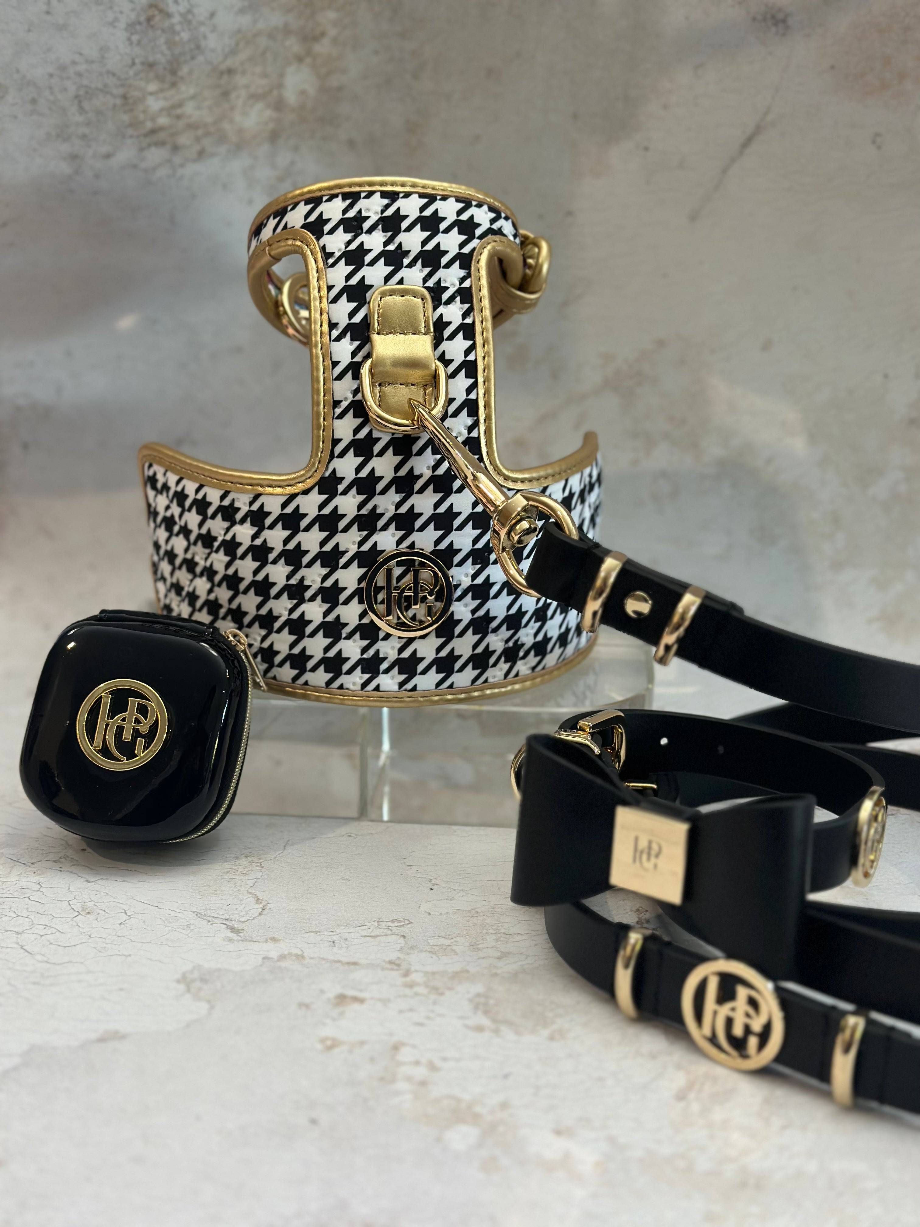 The Houndstooth Dog Harness