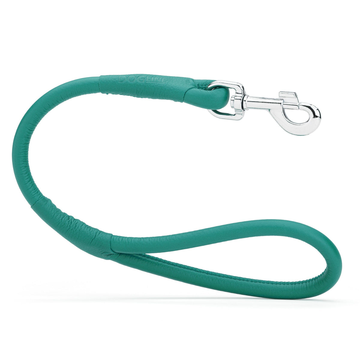 Dogline Soft Leather Round Traffic Dog Lead