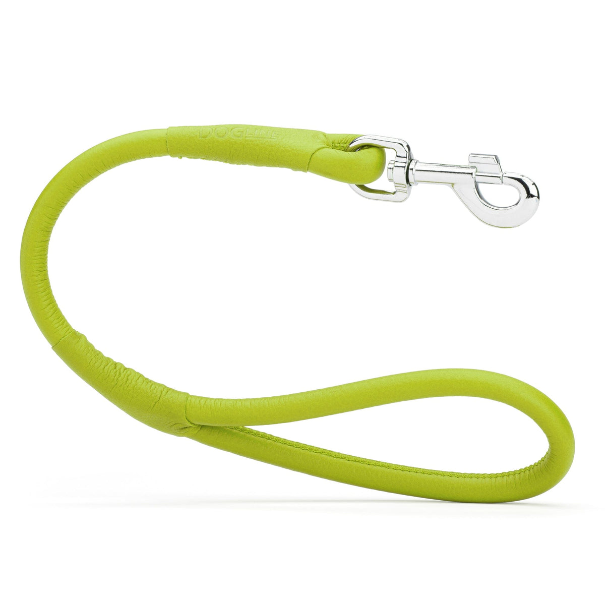 Dogline Soft Leather Round Traffic Dog Lead