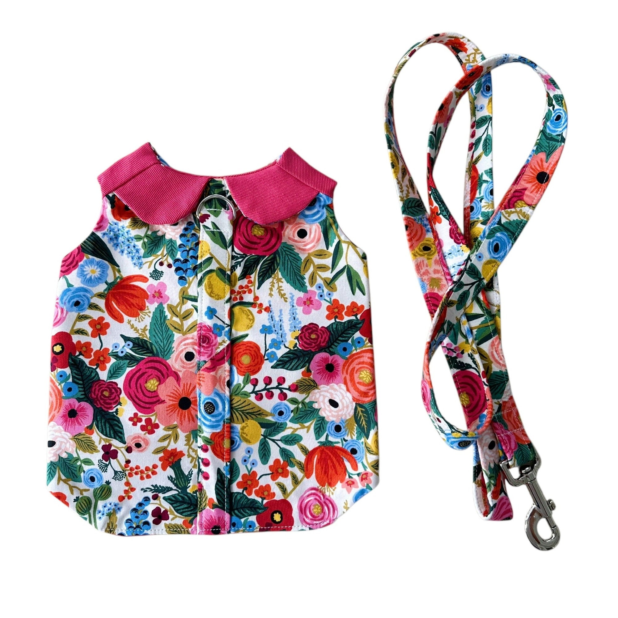 Heads or Tails Pup Floral Burst Dog Leash