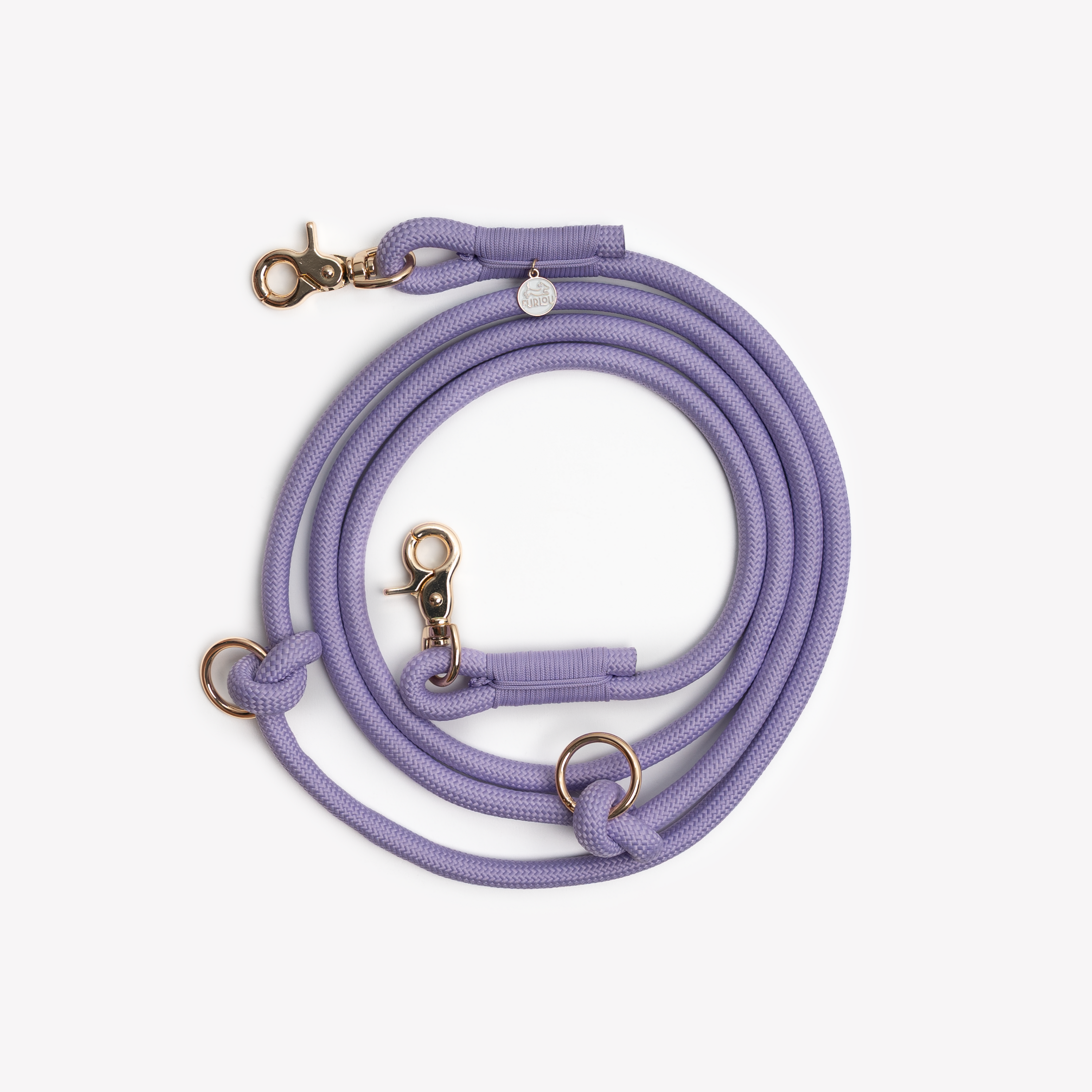 Lavender - Hands Free Braided Leash - HT Animal Supply