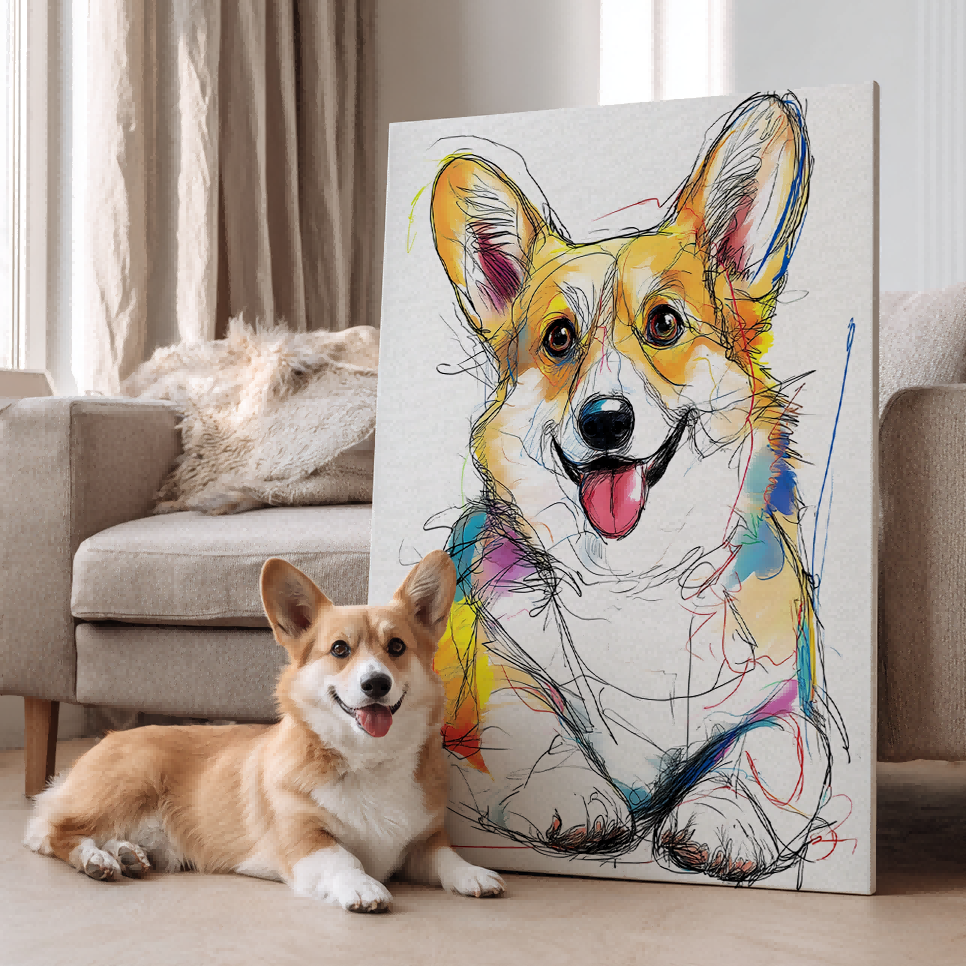 PetLines Texture Portrait