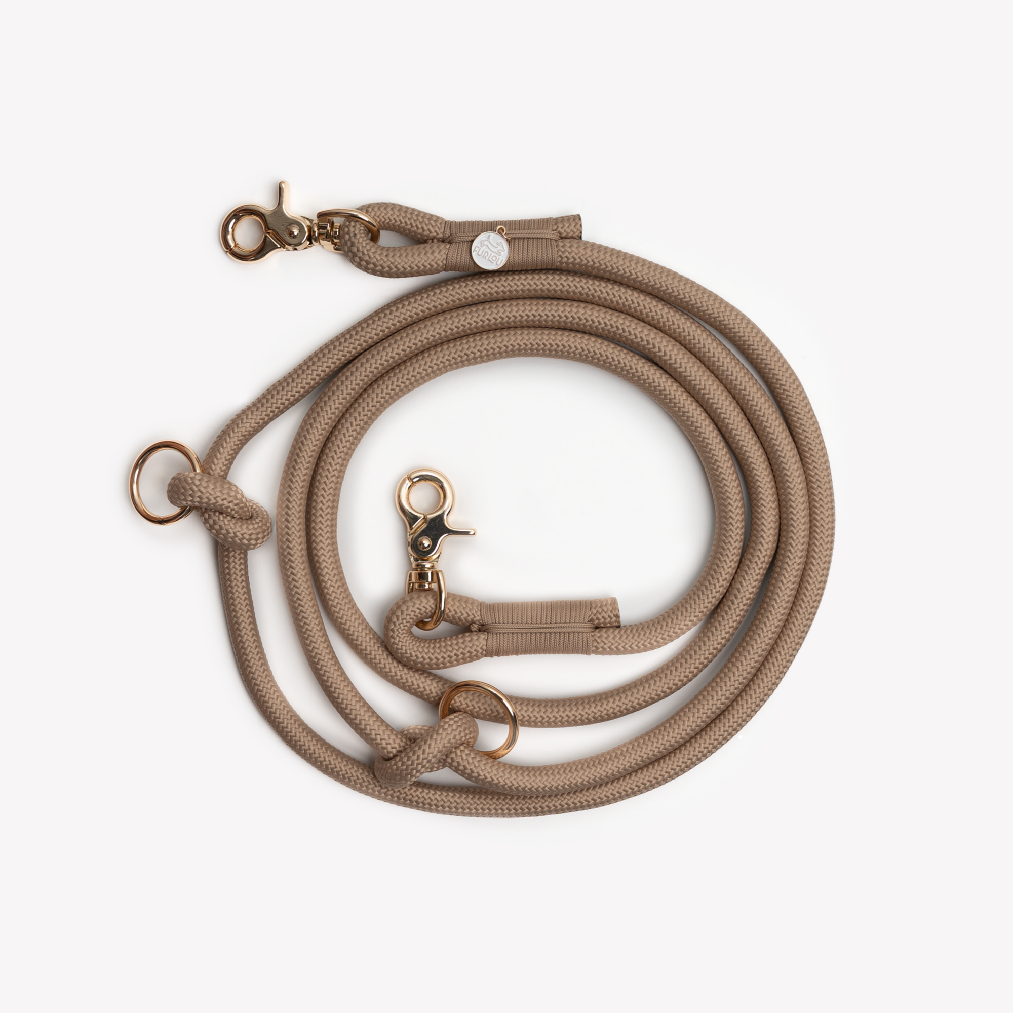 Sand - Hands Free Braided Leash - HT Animal Supply