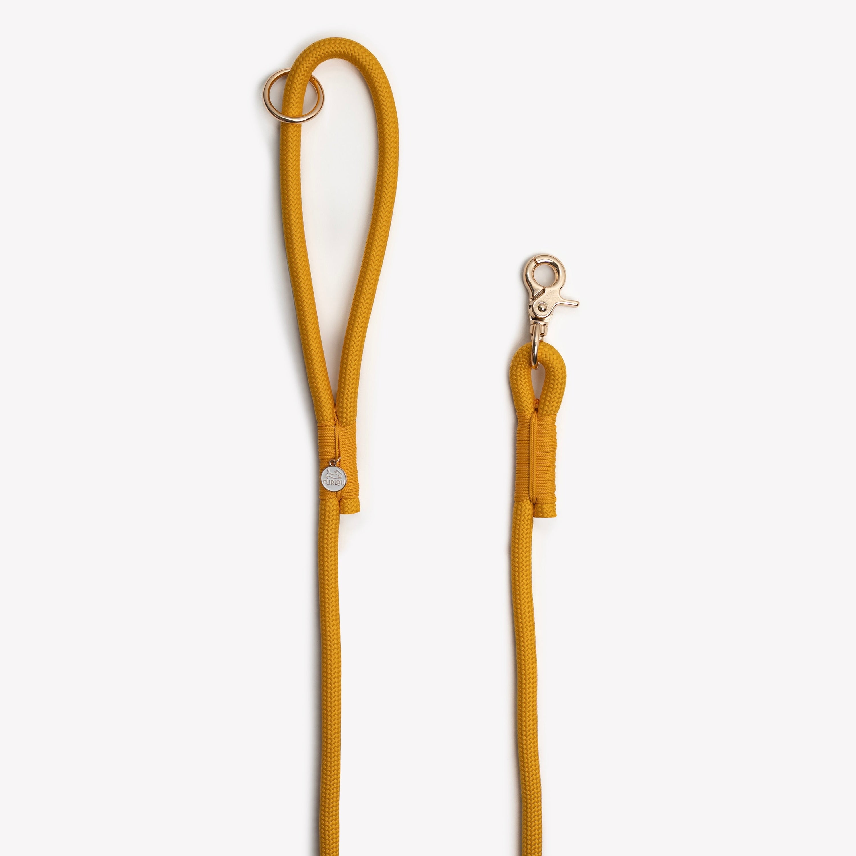Yellow - Braided Rope Leash - HT Animal Supply