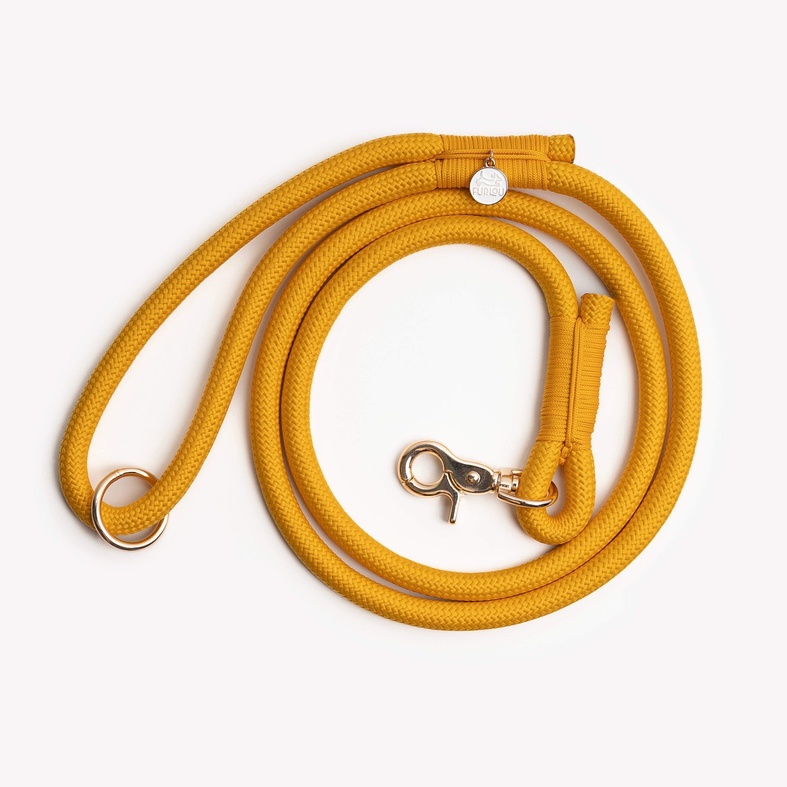 Yellow - Braided Rope Leash - Your everyday leash, upgraded. Fast shipping from HT Animal Supply.