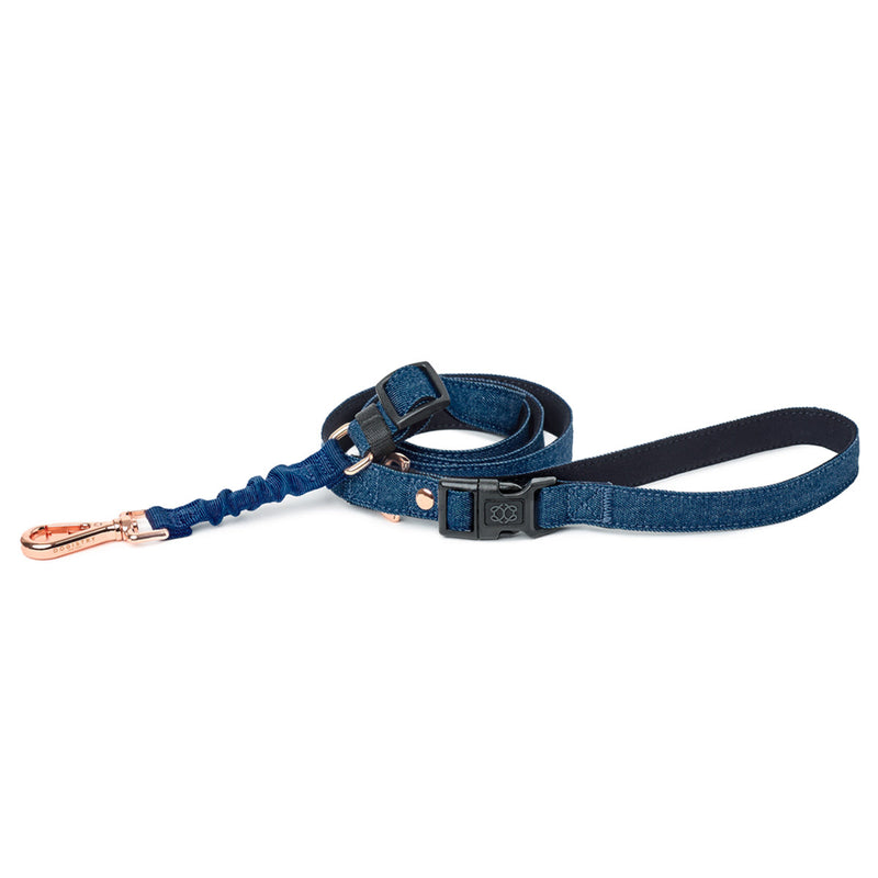 DOGISTRY 3-in-1 City Dog Leash - Denim