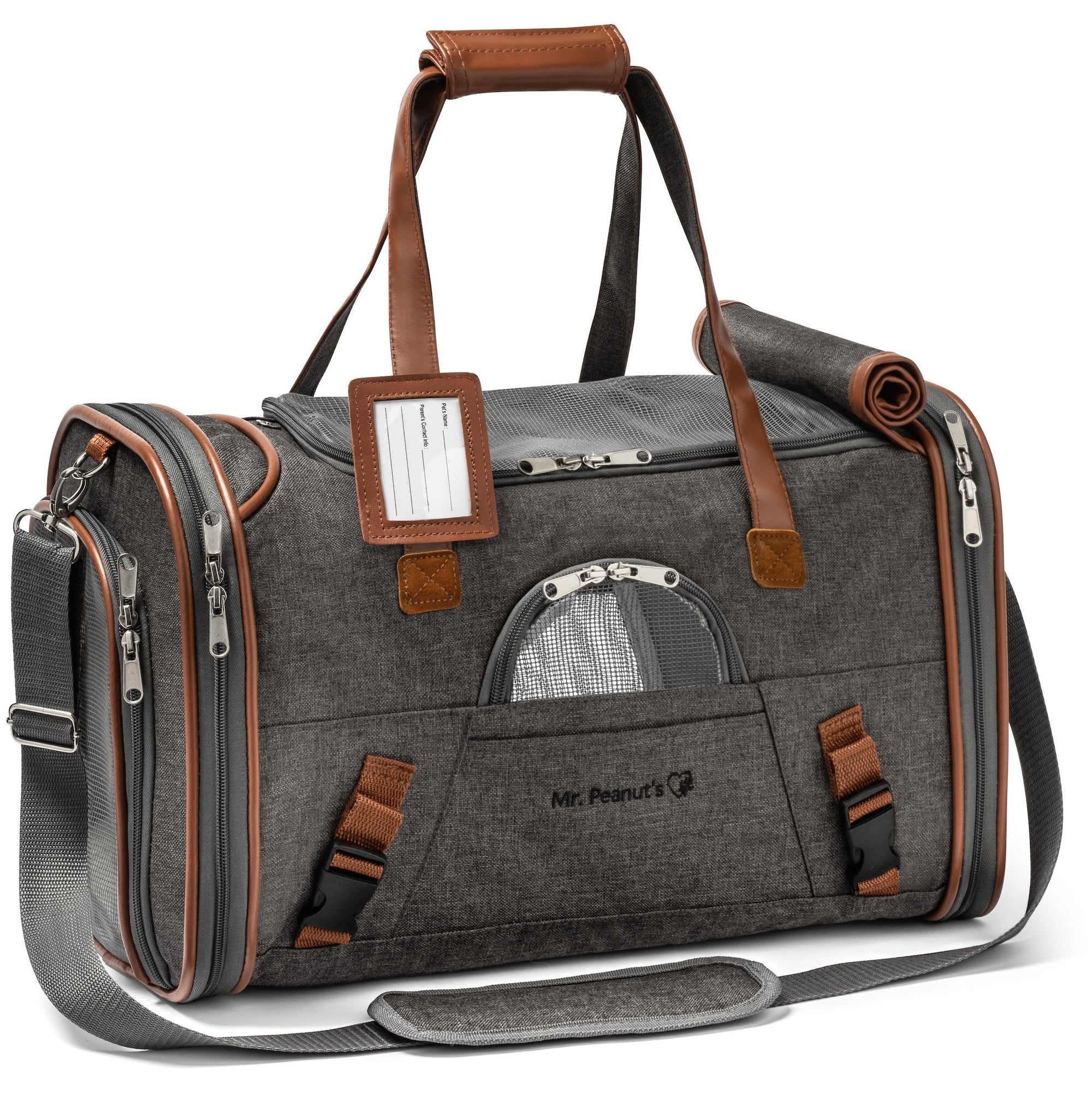 Mr. Peanuts Gold Series Standard Size Airline Compliant Pet Carrier | HT Animal Supply