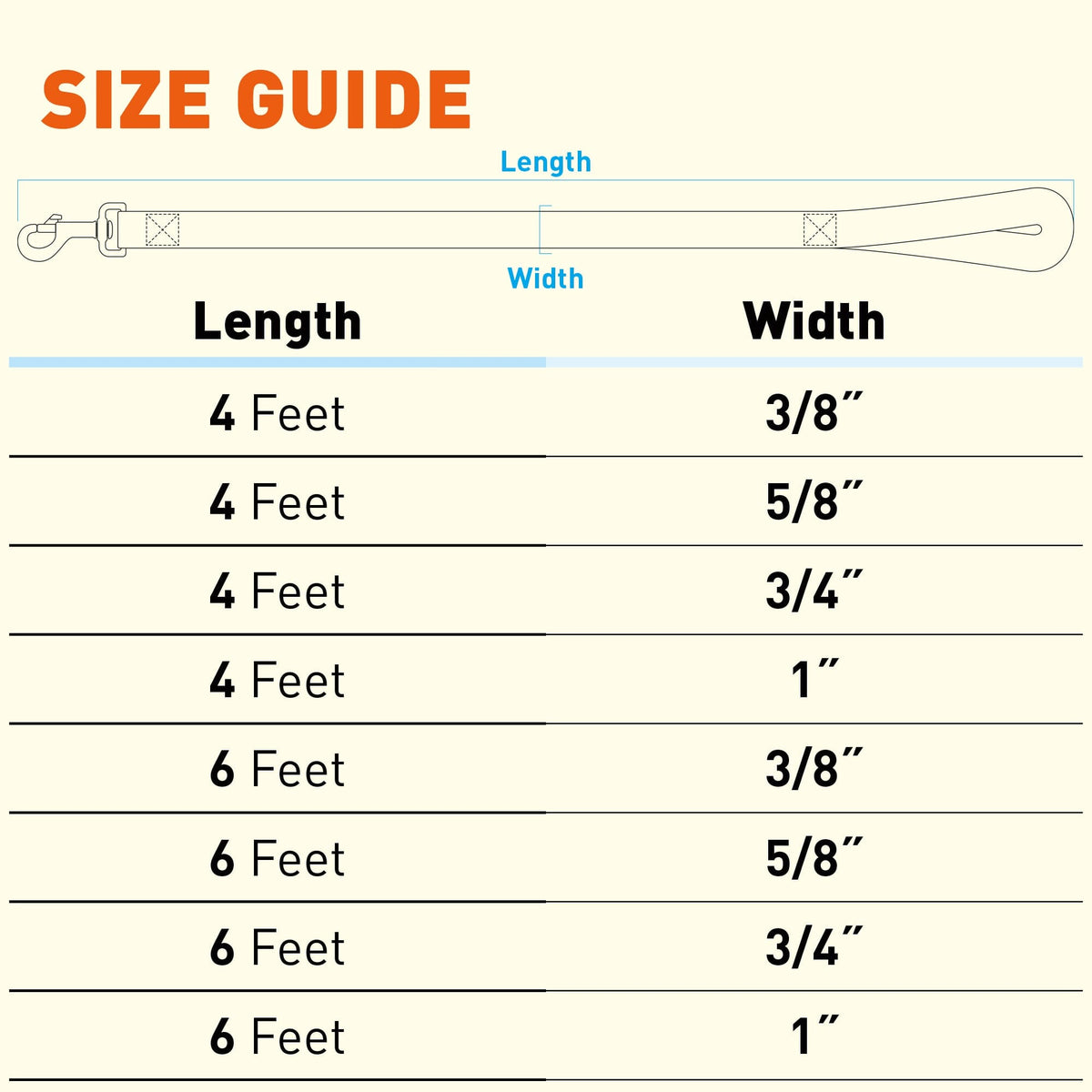 Dogline Comfort Microfiber Flat Dog Leash