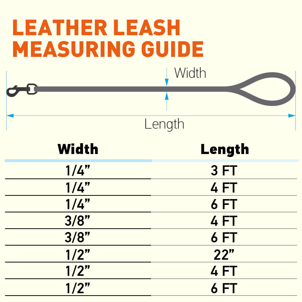Dogline Soft Leather Round Dog Lead