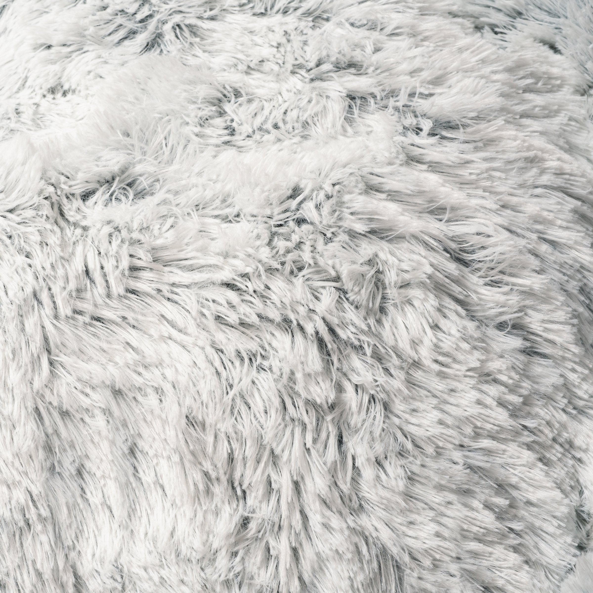 Mr. Peanuts 28" OrthoPlush® Pet Bed - Snowflake White Two Tone