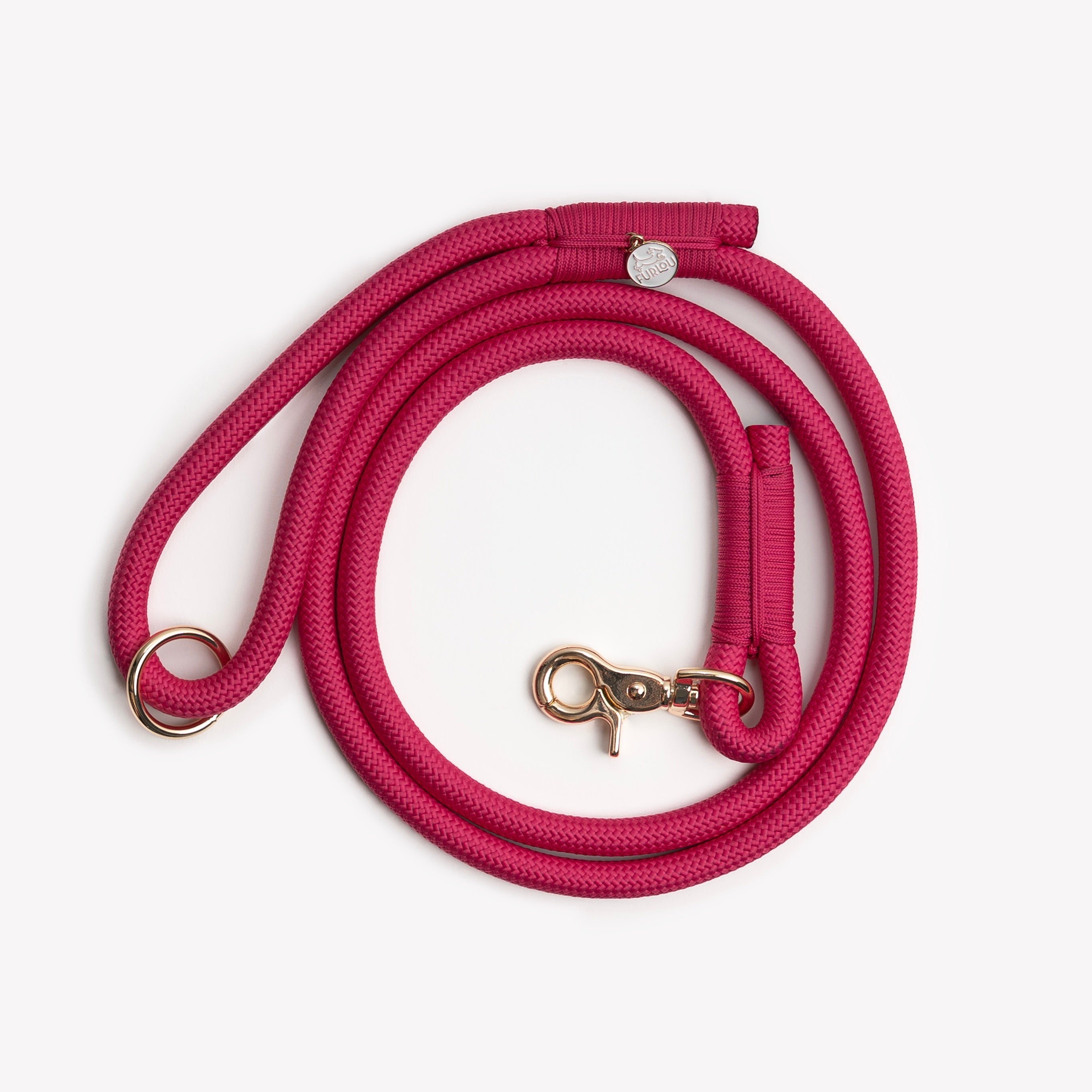 Magenta - Braided Rope Leash - Your everyday leash, upgraded. Fast shipping from HT Animal Supply.