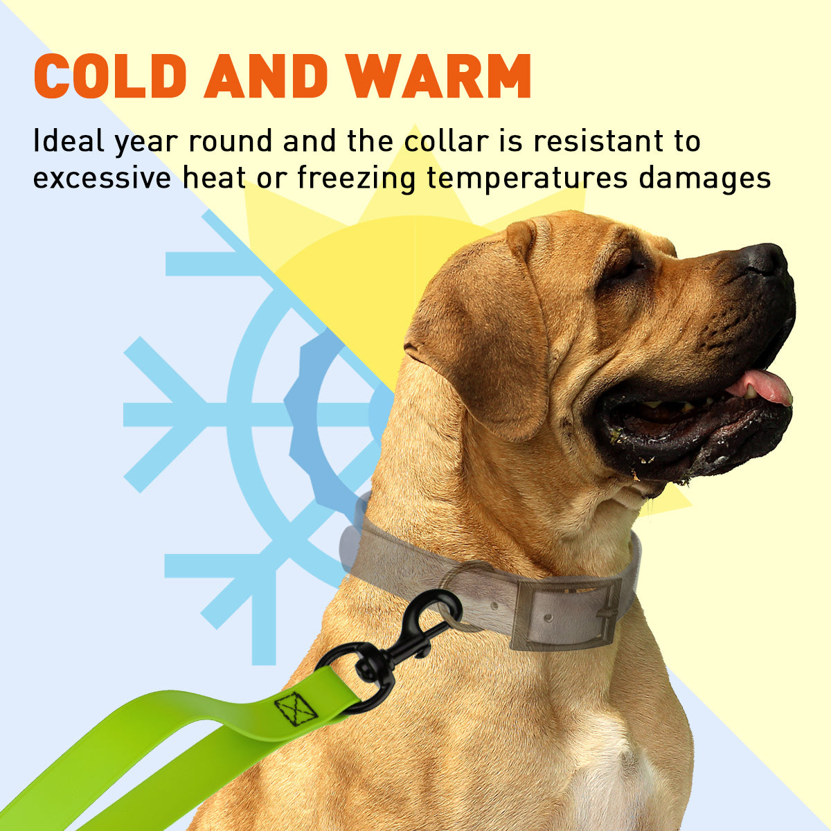 Dogline BioThane Waterproof Multi-Handle Dog Leash