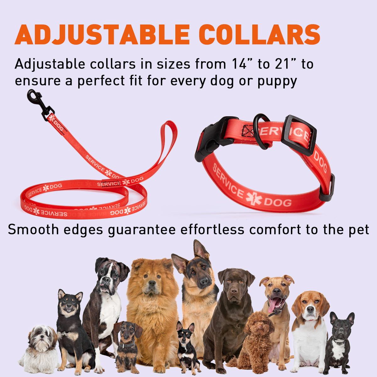 Dogline BioThane Service Dog Collar Or Leash