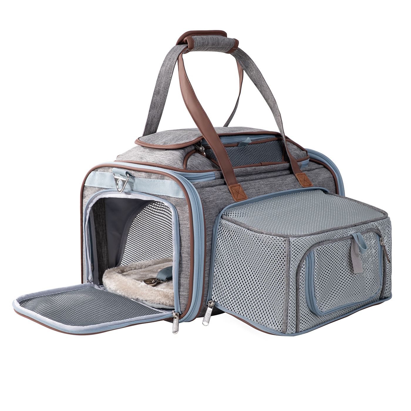 Mr. Peanuts Gold Series Standard Size Airline Compliant Expandable Pet Carrier