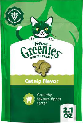 Greenies FELINE GREENIES Catnip Flavored Dental Treats | HT Animal Supply