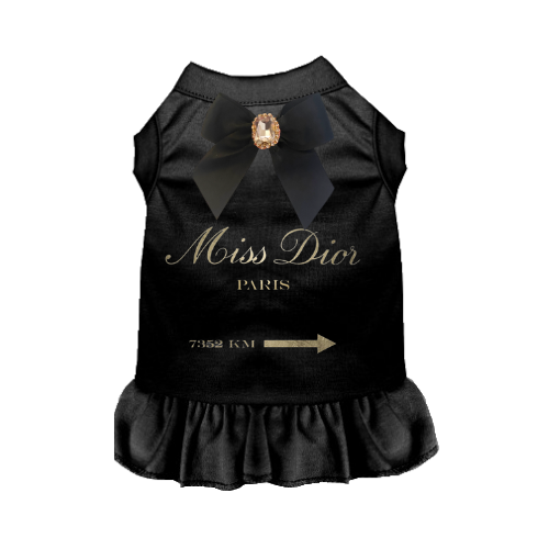 Miss Dior Bow Dog Dress