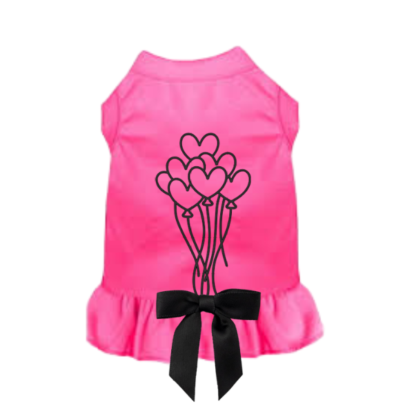 Heart Balloon Couture Dog Dress