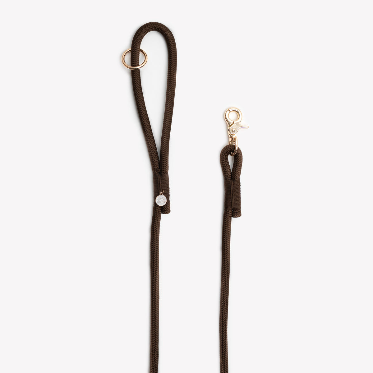 Brown - Braided Rope Leash