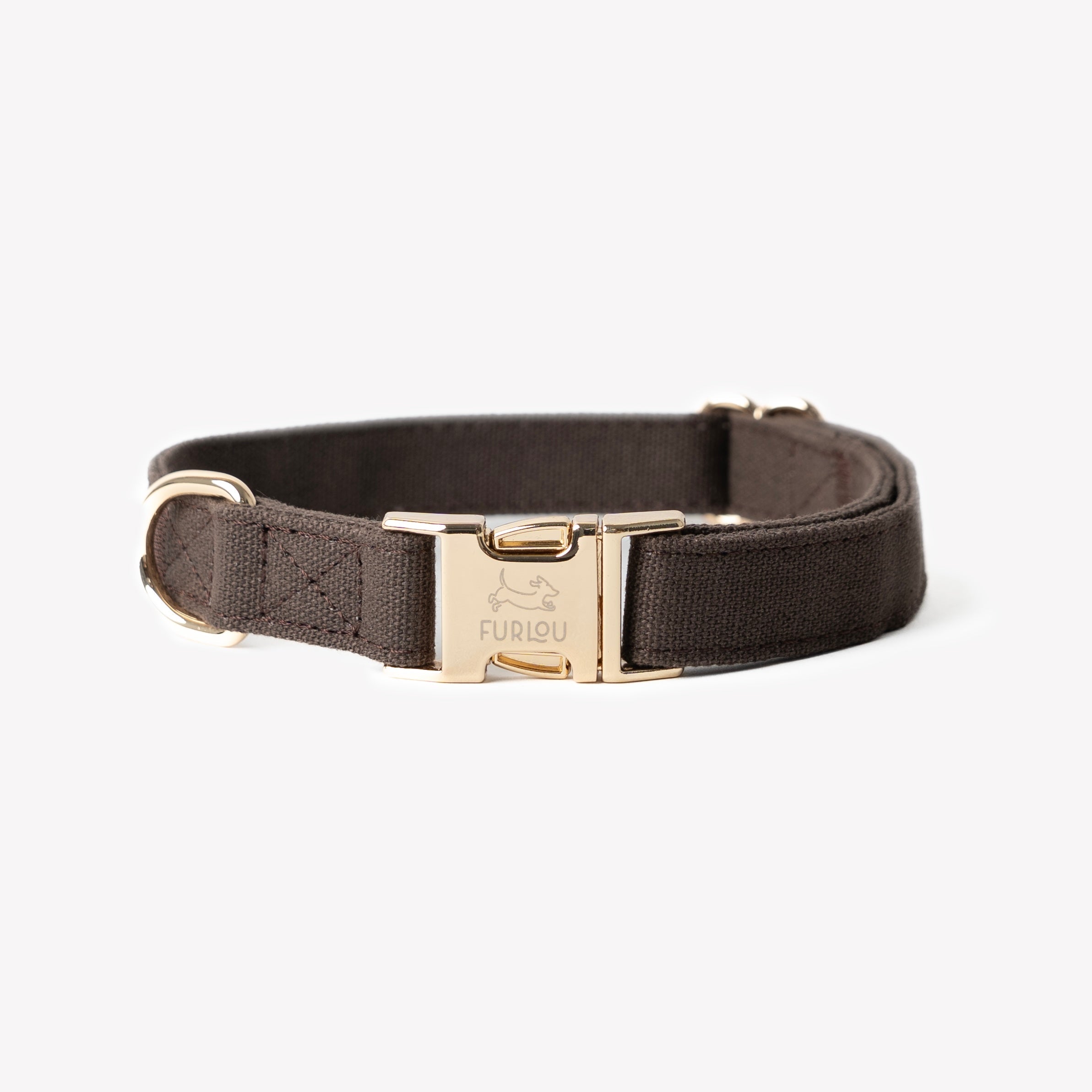 Brown - Canvas Dog Collar - A collar that feels as good as it looks. Fast shipping from HT Animal Supply.
