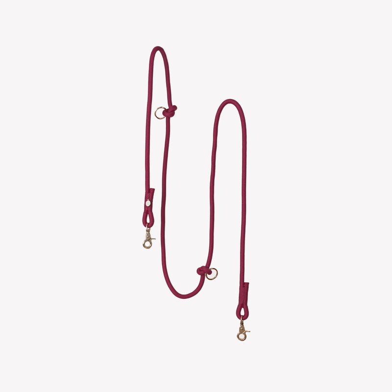 Bordeaux - Hands Free Braided Leash