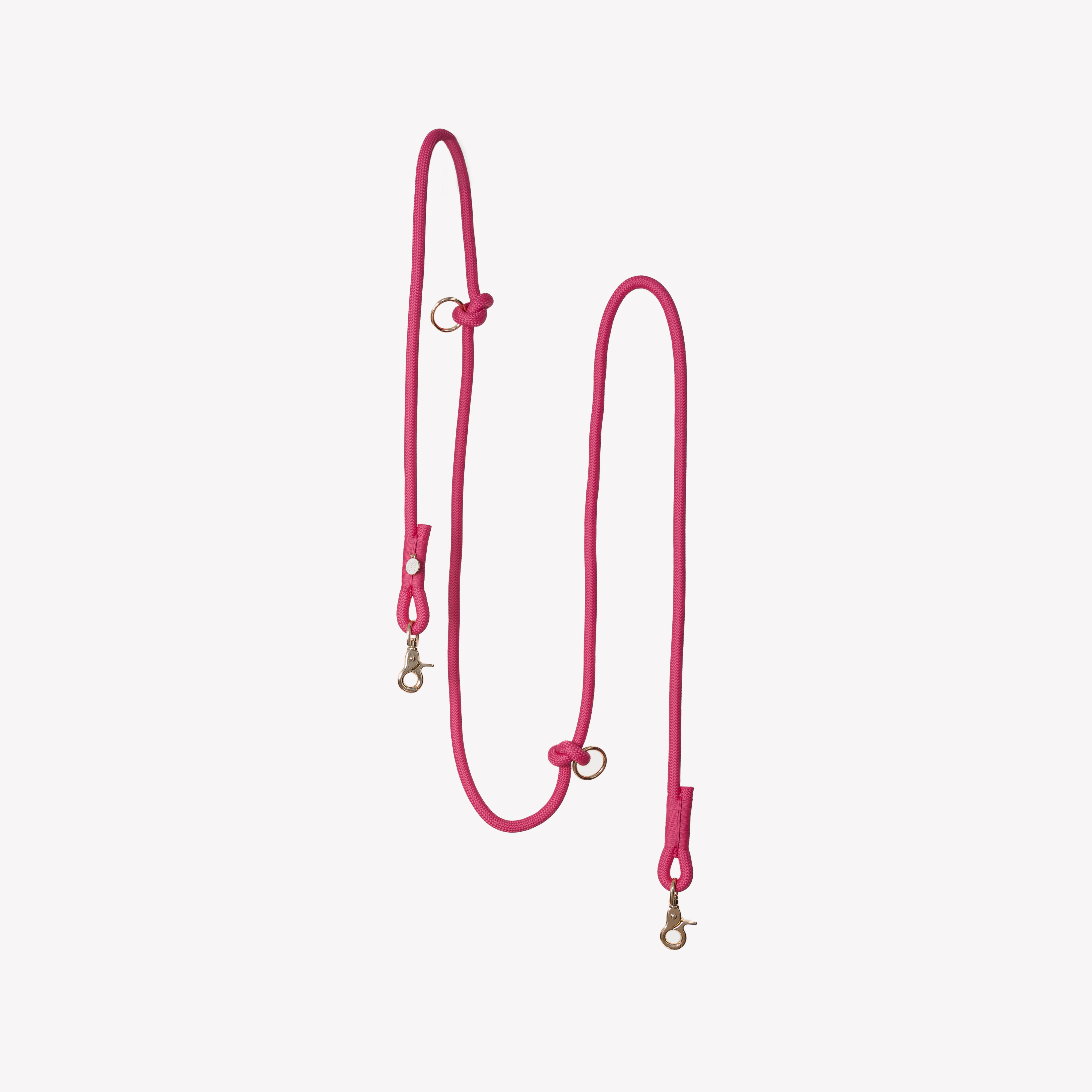 Magenta - Hands Free Braided Leash - Because you’ve got enough to carry. Fast shipping from HT Animal Supply.