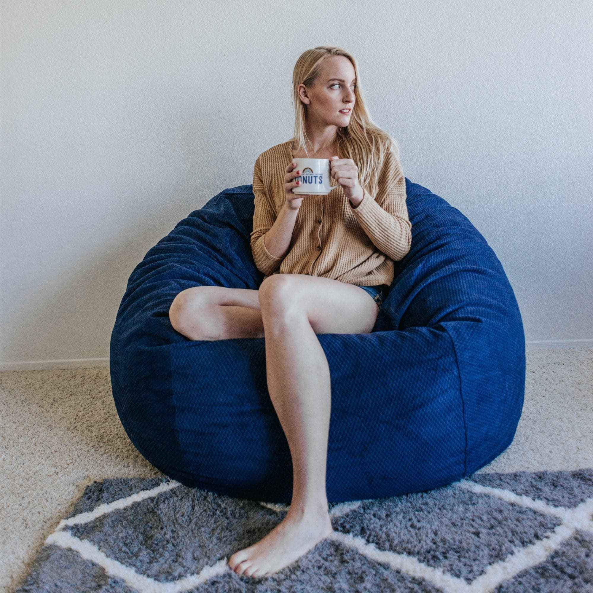 CordaRoy's Queen Chenille Convertible Bean Bag Chair