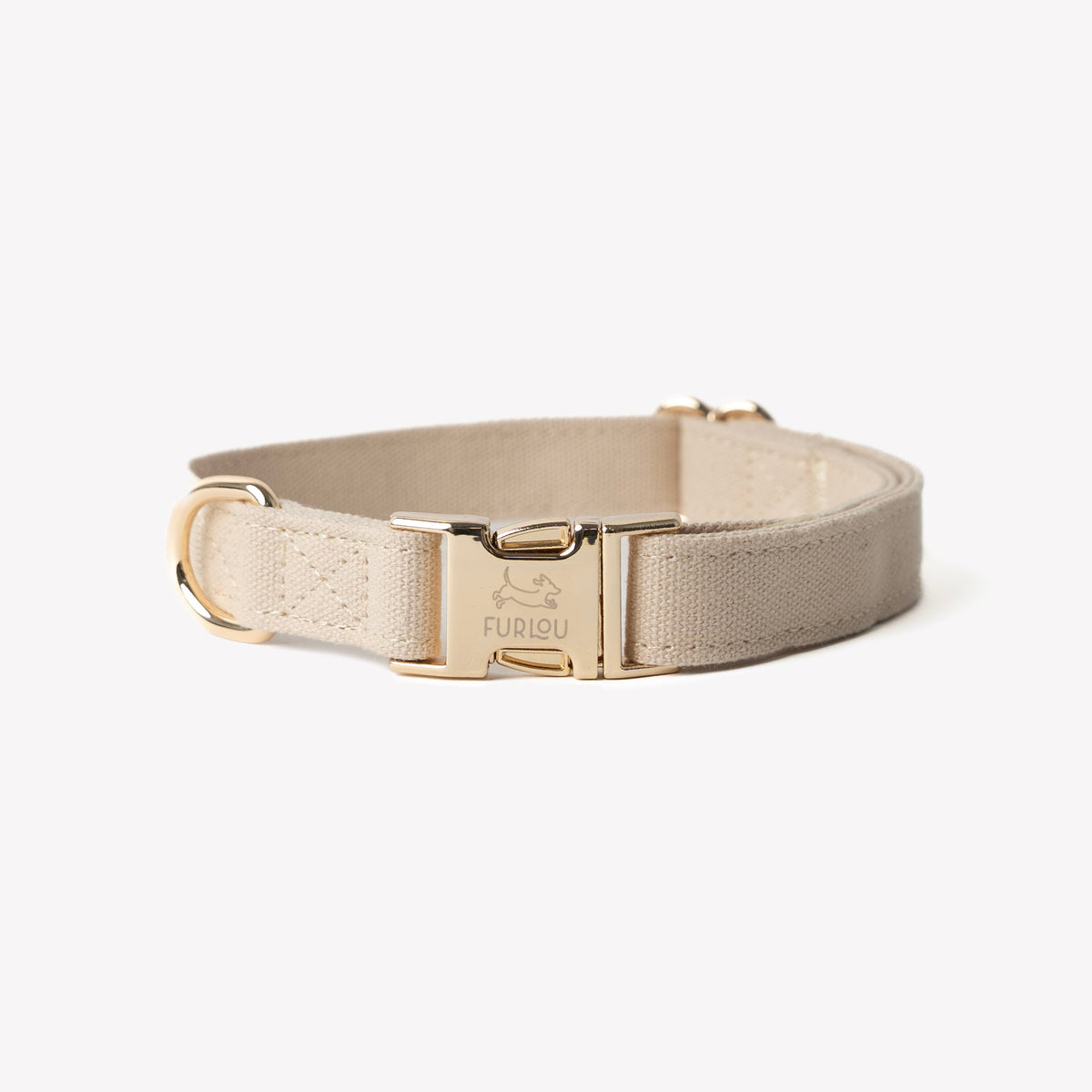 Tan - Canvas Dog Collar - A collar that feels as good as it looks. Fast shipping from HT Animal Supply.